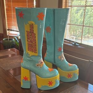 Dolls Kill MYSTERY MACHINE Platform Boots!!!